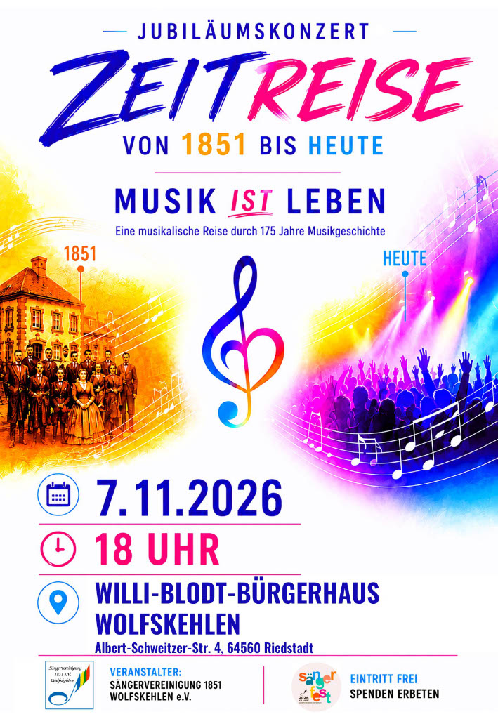 Jubiläumskonzert SV Wolfskehlen